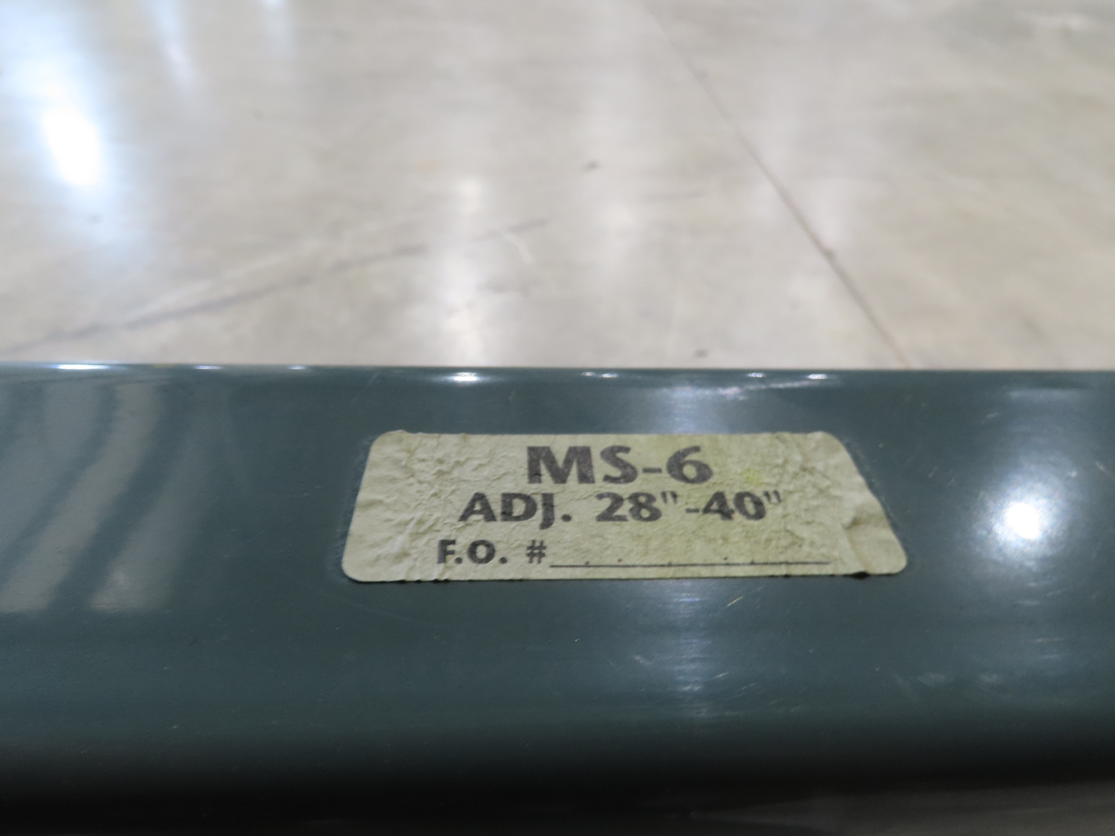 Hytrol 34"x 10' Ball Transfer Conveyor Table 31"BF 4"Centers Adj Height