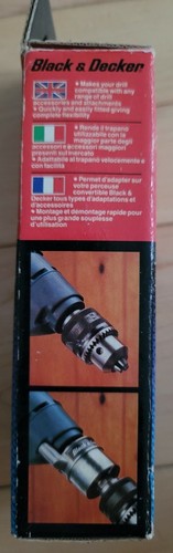 Black & Decker Vintage Drill Chuck Tool Adaptor Converter D2070 from 1985 - Picture 3 of 12