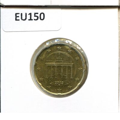 20 EURO CENTS 2003 GERMANY Coin #EU150U | eBay