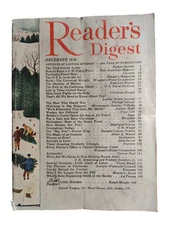 Readers Digest Magazine December 1950 Alan Devoe Ralph Moody Morris L. Ernst