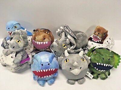 Jurassic World - Plush Dinosaur Dog Toy W/ Squeaker -Choice- OFFICIALLY LICENSED | eBay