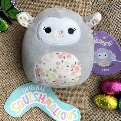 BRANDNEU + Etikett Original Squishmallows Elea the Lamb 5'''' Osterfrühling Squad