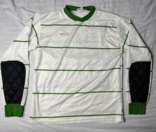 Score Soccer Jersey Adult Size Medium Green & White Long Sleeve Vintage 1990s