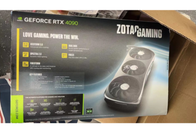 RTX 4090 24G GPU New For NVIDIA ZOTAC Geforce RTX 4090 24GB