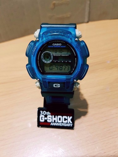 Vintage G Shock Surfing X Treme Hip Hop Dw9000 Rare Color Blue Sky Jelly Limited Ebay