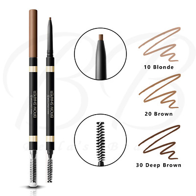 MAX FACTOR Brow Shaper Augenbrauenstift natürlich aussehende ultrafeine Spitze *ALLE FARBEN*