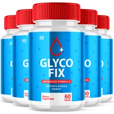 (5 Pack) Glyco FIx Pills - Glyco Fix Blood Sugar Health Support Formula 300ct
