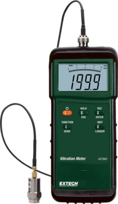 Extech 407860 Heavy Duty Vibration Meter 39 Inch Standard