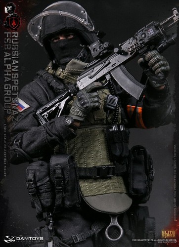 IN STOCK Modellino Damtoys 78064 Russian Spetsnaz Fsb Gruppo Alpha scala 1/6 - Foto 5 di 12