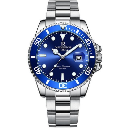 Men Fashion Watch Stainless Steel Date Waterproof Sport Quartz Wristwatches - Picture 17 of 17