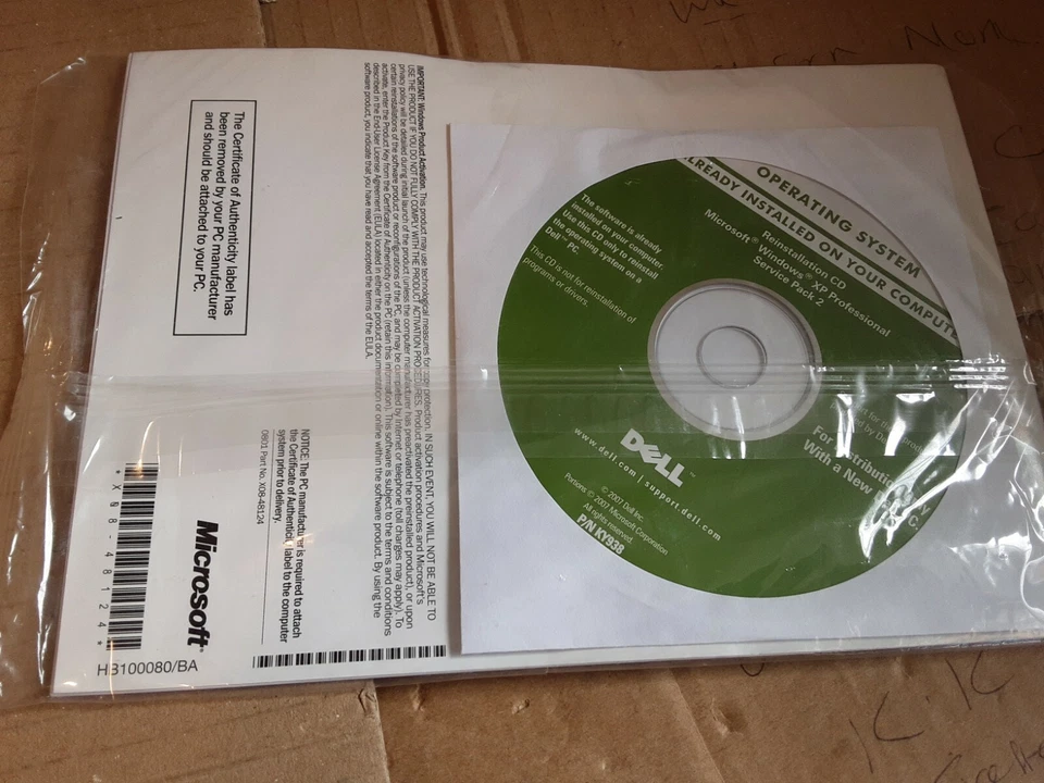 Microsoft Windows XP Professional Reinstall Disk for a Dell W/SP2 Version: 2002 - Image 2 of 2