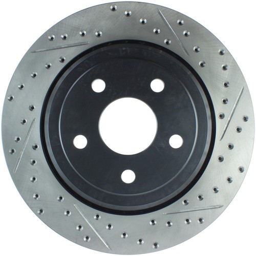 StopTech Select Sport 05-09 Subaru Legacy Select Slotted & Drilled Vented Right Rear Brake Rotor main image 1