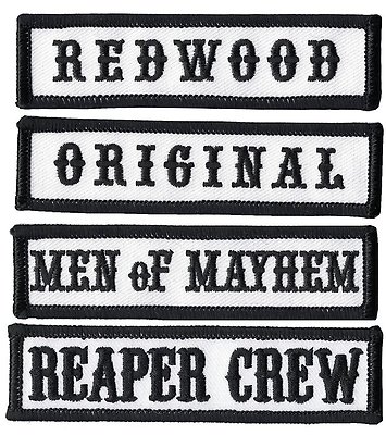 Reaper Crew – Embroidery Iron-in Or Sew On Patch 4″x1″ - - USA - Foto 5