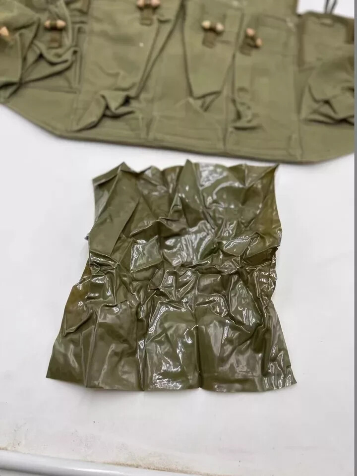 Vietnam War Era Chicom Chinese T56 Chest Rig Ammo Pouch Bandolier Marked 1966