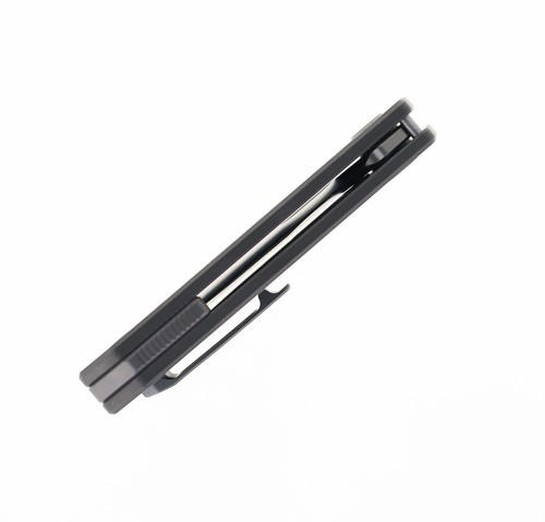Cuchillo plegable Maxace Meerkat gris oscuro mango titanio S90V borde liso M13B - Imagen 5 de 6