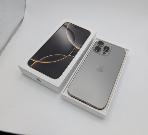 OPEN BOX Apple iPhone 16 Pro Max - 512GB - Natural Titanium (AT&T Only) - Zdjęcie 5 z 6
