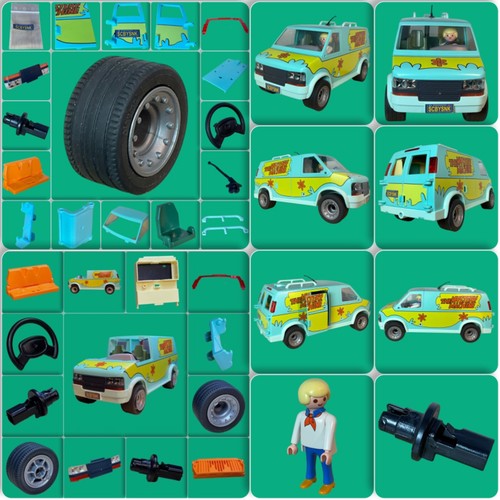 Playmobil 70286  Mystery Machine Scooby Doo Auto Ersatzteile, Zubehör  # PM80