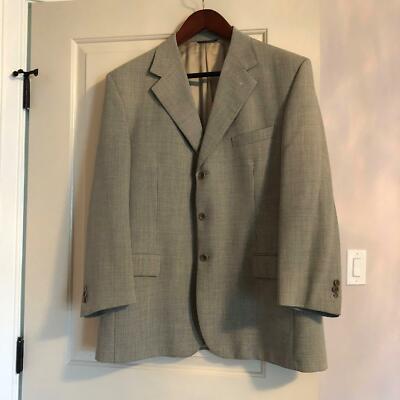 EUC NOGARA 1945 Gray Single Breasted Sport Jacket SZ IT 60/US 48