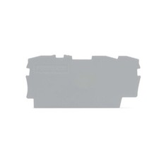 10pcs WAGO 2002-1391 End/Intermediate Plate 0.8 mm Wide Gray New