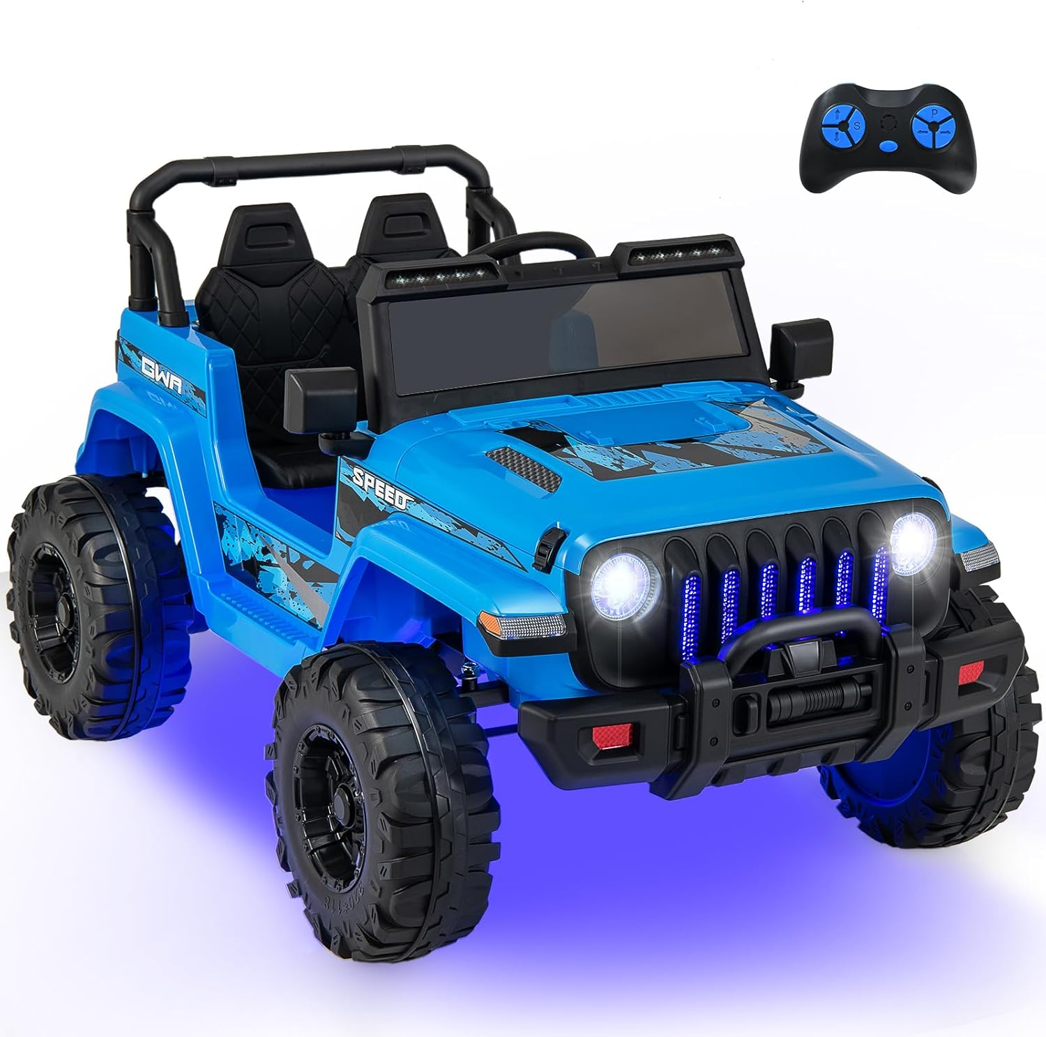 INFANS Kids Ride on Car Truck with 2.4G Remote Control, 12V Battery Powered Elec