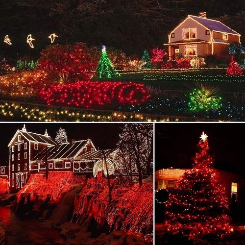 String Lights 1 Green, 1 Red 51 Feet Decoration, Copper Wire Extra Bright pack 2 - Picture 23 of 23