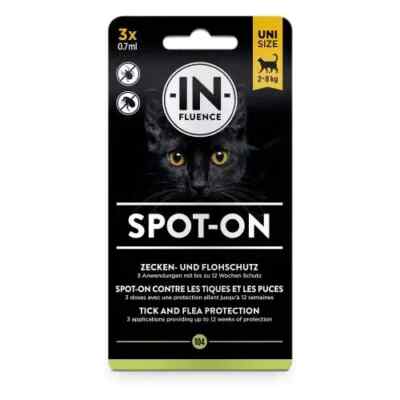 2x In-Fluence  Spot-On Anti Parasit -  2-8KG für Katzen  MHD* 12/2023 (92)