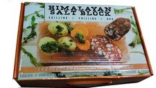 RawHarvest Himalayan Pink Salt Block for Grilling, 12x8x2 