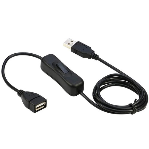 USB Extension Cable with ON/Off Switch USB Male to Female Extension Cord