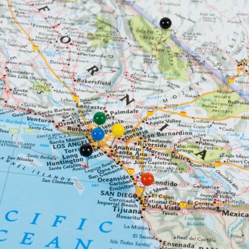 Craig Frames classica Stati Uniti Push Pin mappa di viaggio con spille - 24 x 36 - Foto 51 di 56