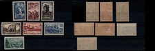 Série de timbre français neuf avec charnière* de 1938 n°388/394 sites et divers