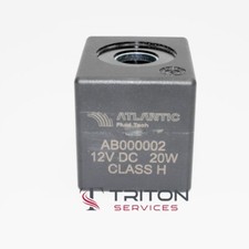 Atlantic Fluid Tech coil, part number AB000002, M7 class H, 12 VDC DIN