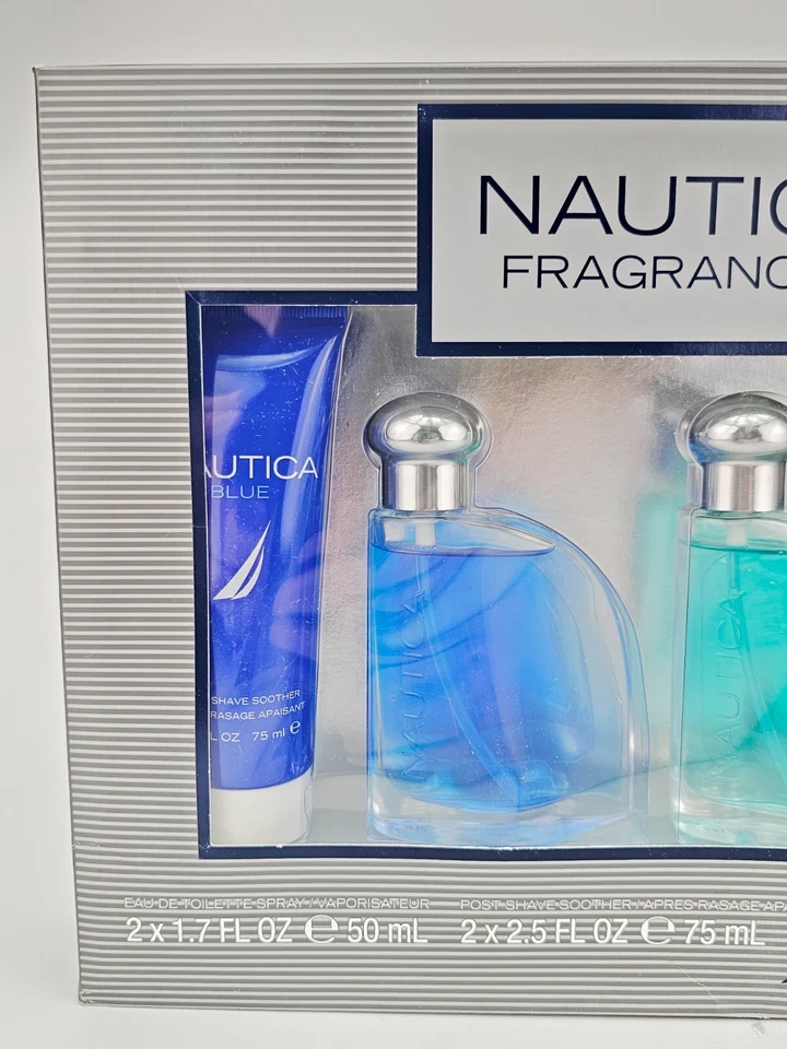 Nautica Fragrances Eau De Toilette Spray Post Afeitado Chupete Juego de Regalo 4 Piezas Foto 2 de 4