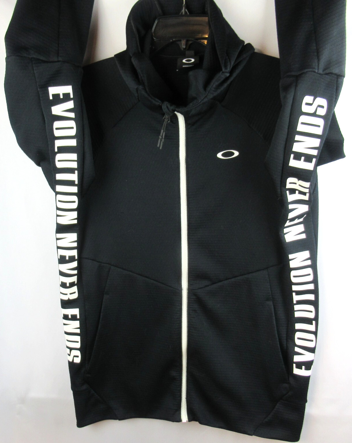 OAKLEY Track Jacket Evolution Never Ends Black Pe… - image 1