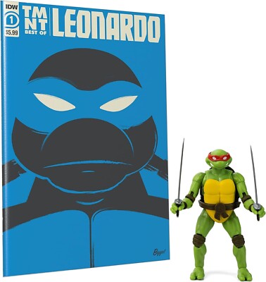 Teenage Mutant Ninja Turtles Best of Leonardo 100-Page Comic Book Action Figure
