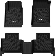 3W Floor Mats Fit for 2015-2022 Chevy Colorado Crew Cab/GMC Canyon Crew Cab,