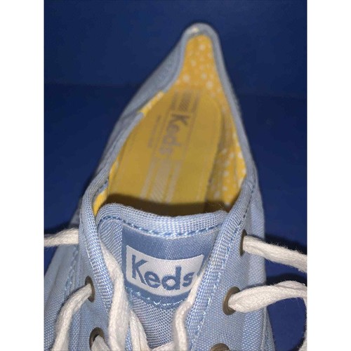 Keds Champion Women's Sz 6.5 Light Blue Denim Low Casual Sneakers PreOwned Good - Picture 3 of 11