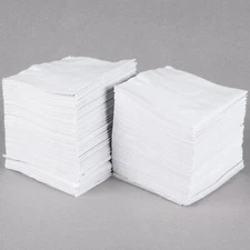 250-Pack Embossed 1/4 Fold Bar Cocktail Beverage Napkins, White, 1-Ply 9" x 9"