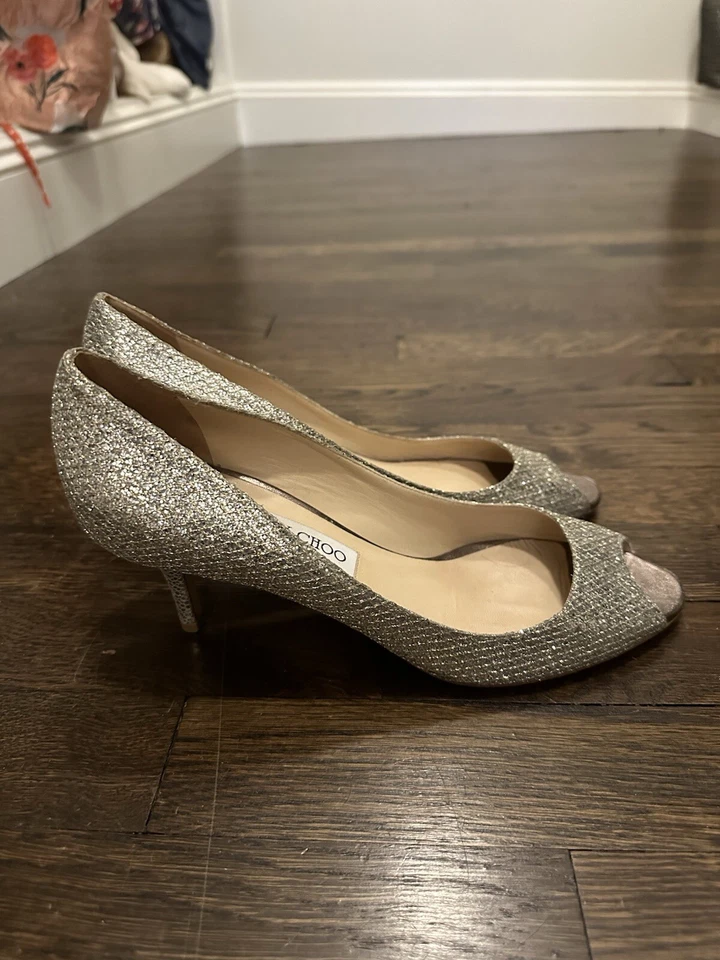 Zapatos de salón Jimmy Choo Isabel Peep Toe talla 39 Foto 3 de 4