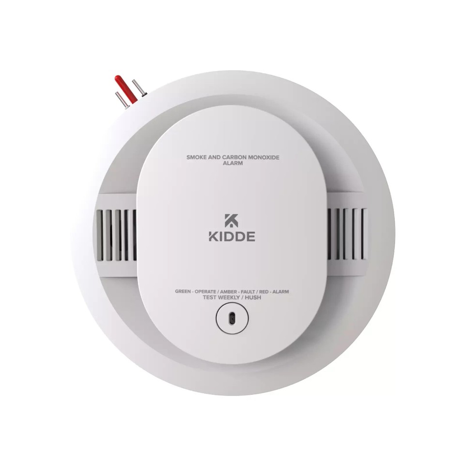 Kidde Hardwired Smoke & Carbon Monoxide Detector, AA Battery Backup