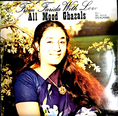 From Farida With Love   All Mood Ghazals LP Neu Vinyl 12'' 33 RPM