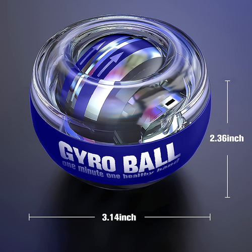 Handgelenktrainer Ball Auto-Start Gyroskop Unterarmtrainer Kreisel Ball für Stärke - Bild 3 von 12