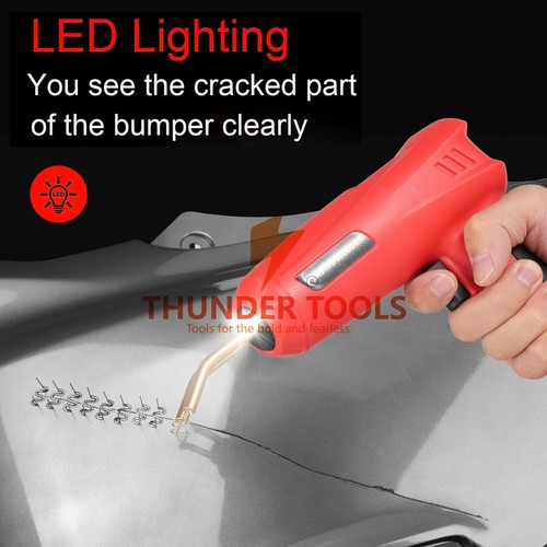 Thunder Tools 200W Plastic Welding Machine Car Bumper Repair Kit Hot Stapler Gun - Picture 13 of 38