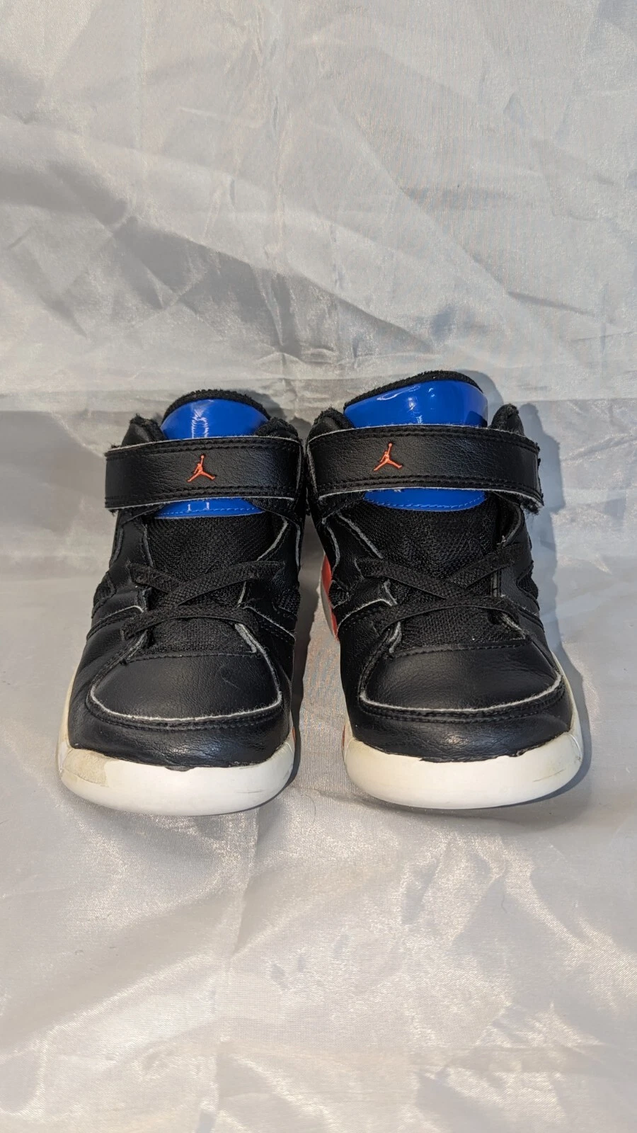 Scarpe Nike Kids Air Jordan Flight Club '91 nero blu arancione DM1687 008 taglia 10C