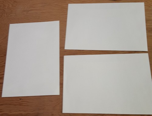 3 blank note cards 'One Man, Two Worlds' by Jonathan Bowser print envelope 6"x9" - Picture 10 of 11