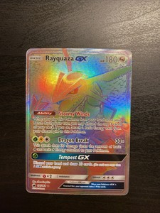 Rayquaza GX - 177/168 - Hyper Rare NM Sun & Moon Celestial Storm