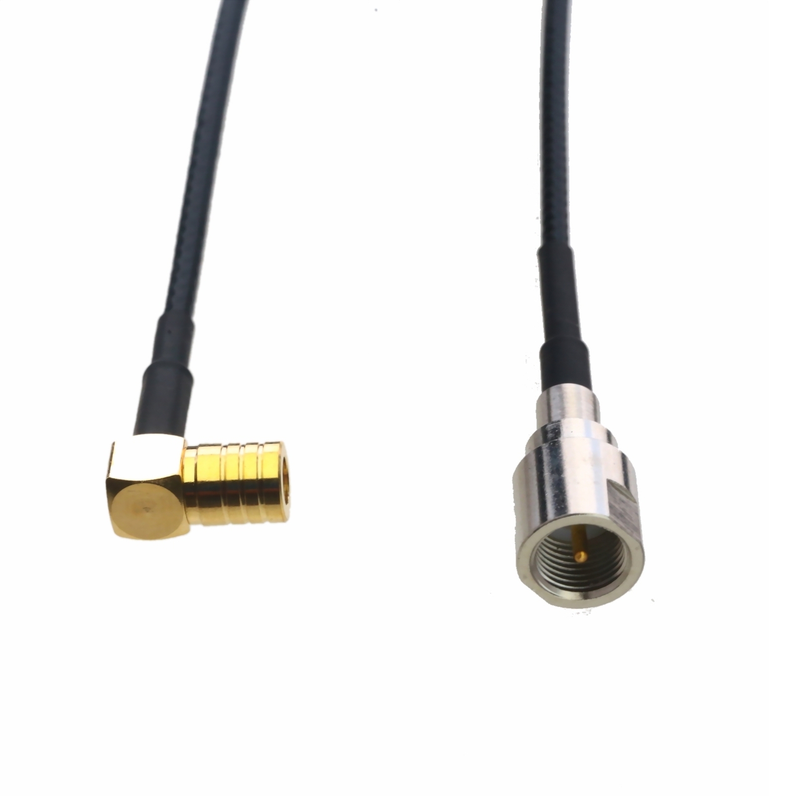 RF coaxial Cable FME male to SMB female elbow RG316 6
