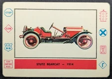 Vintage 1958 Stutz Bearcat Cardo Leaf Card #A1 (NM)