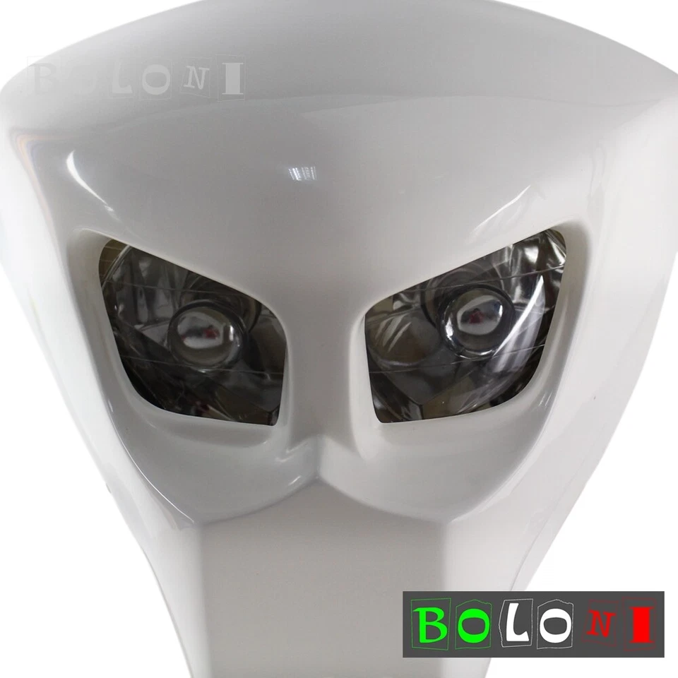 Faro de moto desnudo personalizado para Honda Suzuki Yamaha Universal Foto 4 de 4