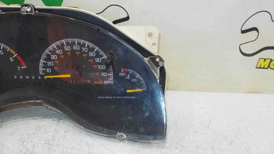 Conjunto de velocímetro Pontiac Grand Prix 98-03 3,8 L súper cargado OEM 16238593 Foto 3 de 4