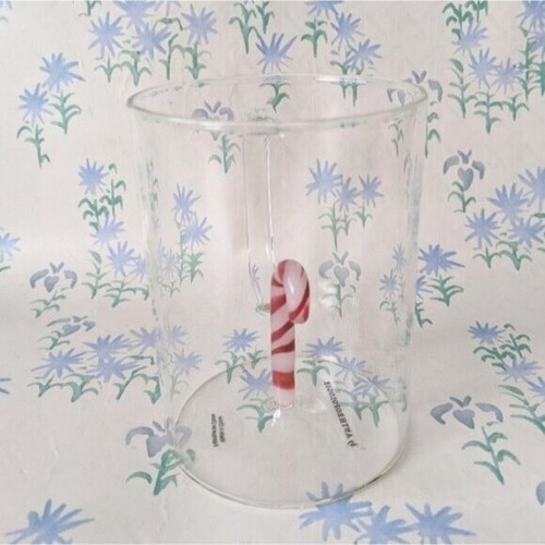 Taza de vacaciones Anthropologie Ralphie bastón de caramelo NUEVO vaso festivo de Navidad - Imagen 3 de 5